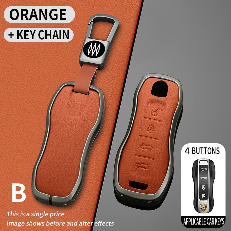 Compatible Key Shells for Porsche: New Cayenne, Macan, 911, Panamera, 718, Taycan Keychains
