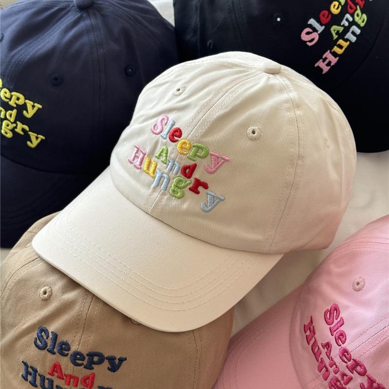 Spring breath summer sweet beautiful woman couple baseball cap shade letter shopping student cap tide