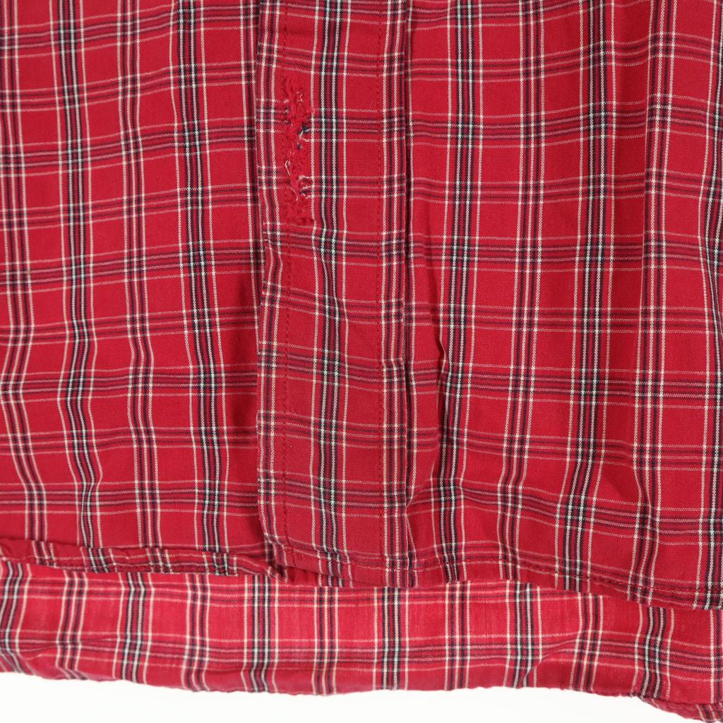 ROUNDTREE & YORKE 90s 00s Old Check Pattern Short Sleeve Button Down Cotton Shirt Men's Used