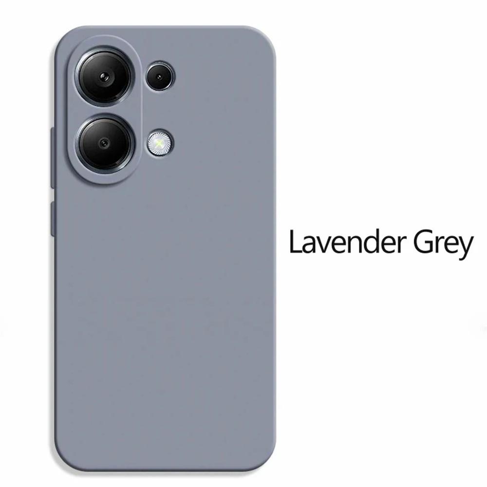 Matte Bumper Soft TPU Back Cover for Xiaomi Poco M6 Pro Liquid Silicone Case for Xiaomi POCO M6 Pro 4G Case Redmi Note13 Pro 4G