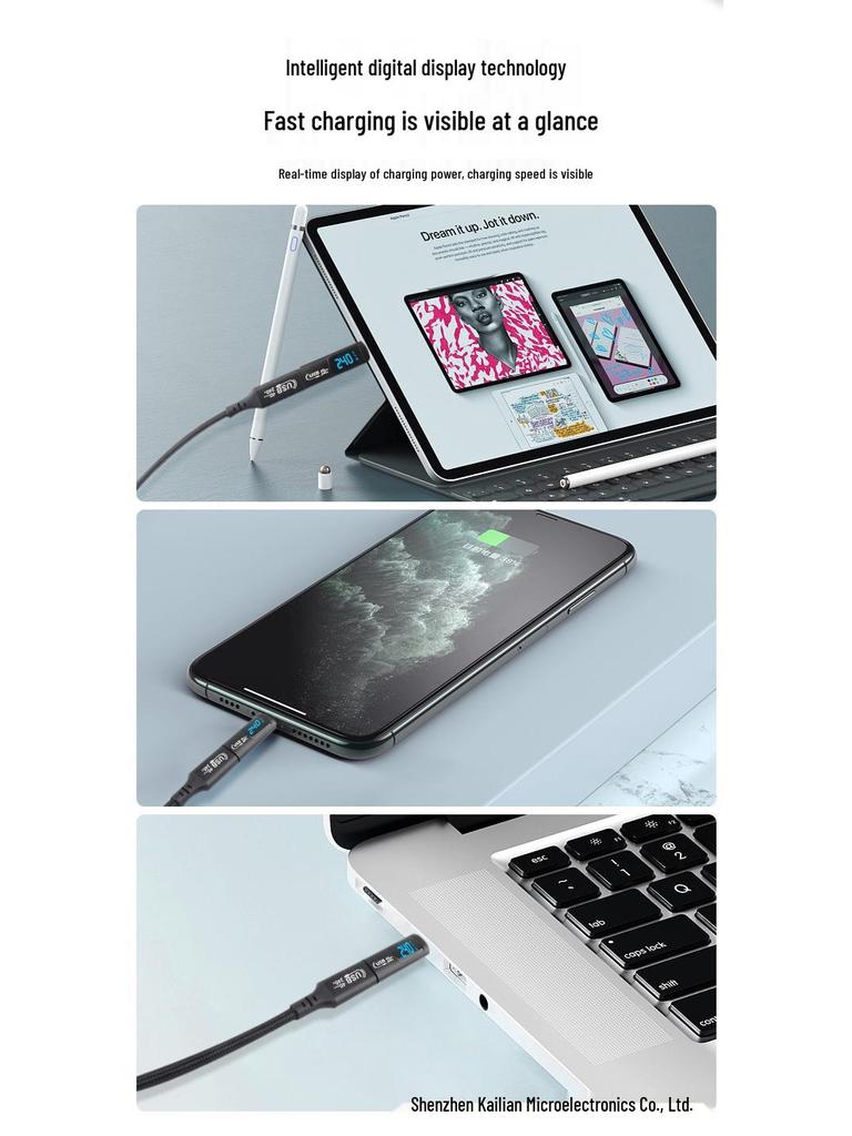 USB4 Display-Adapter 240W mit Spannungsüberwachung, 40G Volle Funktion Typ-C - Exklusiv für Rückkehrer