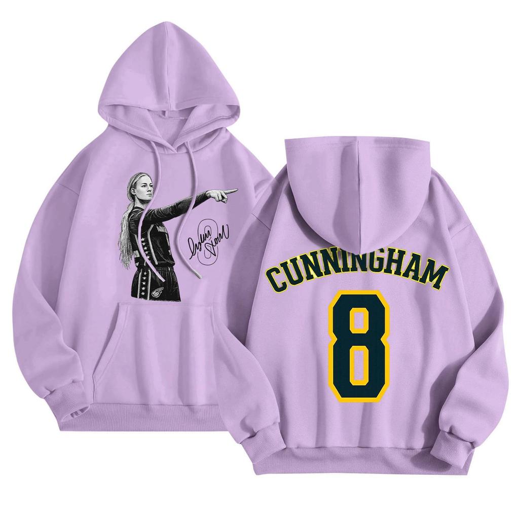 Unisex Lightweight Long Sleeve Pullover Hoodie with Pocket and Print for Casual Wear