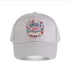 Patriotic Butterfly Garden Birthday Baseball Cap Fashion Outdoor Sports Sunhat Unisex Snapback Cap Womens