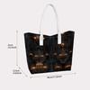 Vintage Gothic Pattern Tote Bag Casual Shoulder Bag for Daily Shopping
