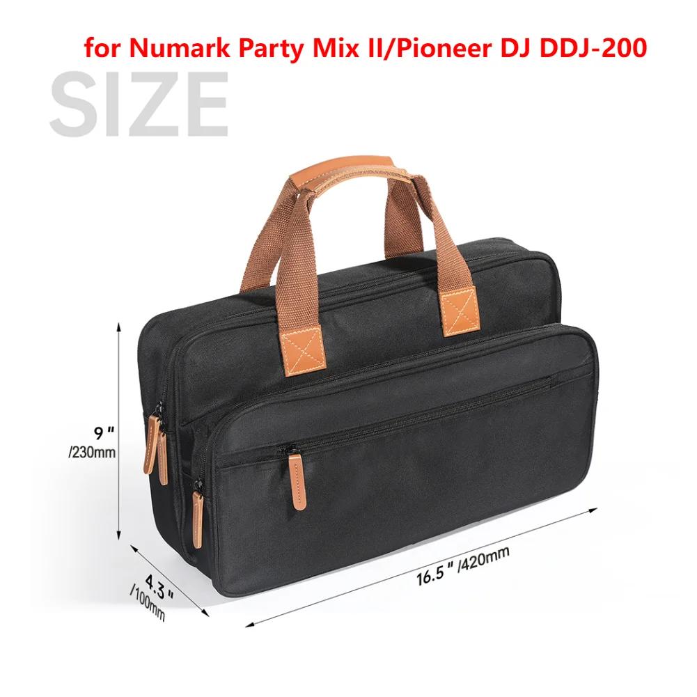 

Portable DJ Disc Player Carrying Case Dustproof Travel Carrying Storage Bags Scratch-resistant for Pioneer DJ DDJ-FLX4 DDJ-REV1