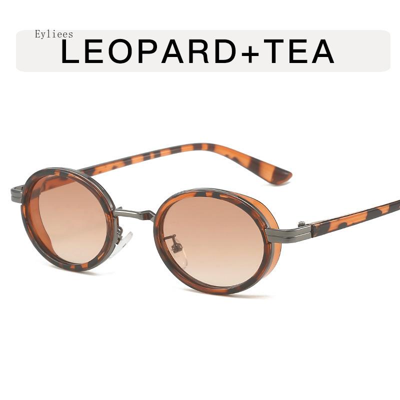 Women Men Optical Spectacle Glasses Fashion Ins Small Oval Frame Sun Shades Eyeglasses Finished Ladies Outdoor Plain Sunglasses