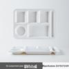 Morona Melamine Partitioned Cafeteria Tray