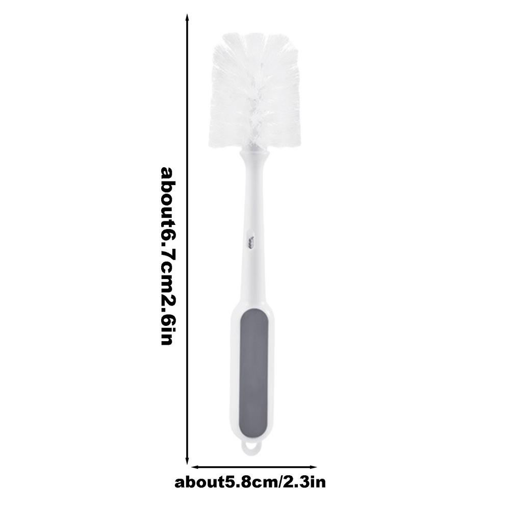 

Щетка для бутылок Нескользящая Портативная Очиститель для бутылок Многоцелевые инструменты для чистки Кухонные гаджеты для дома и офиса белый