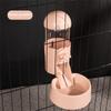 Automatic Pet Bowls Cage Hanging Feeder Pet Water Bottle Food Container Dispenser Bowl For Puppy Cats Rabbit Pet Feeding Product
