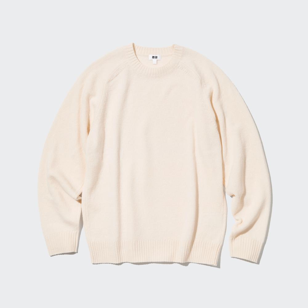

Свитер UNIQLO Premium Rams Wool с круглым вырезом и длинными рукавами