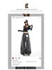 Gray Striped Wide-Leg High-Waisted Women's Pants - 2026 Spring Arrival, Straight and Slimming Versatile Suit Style.