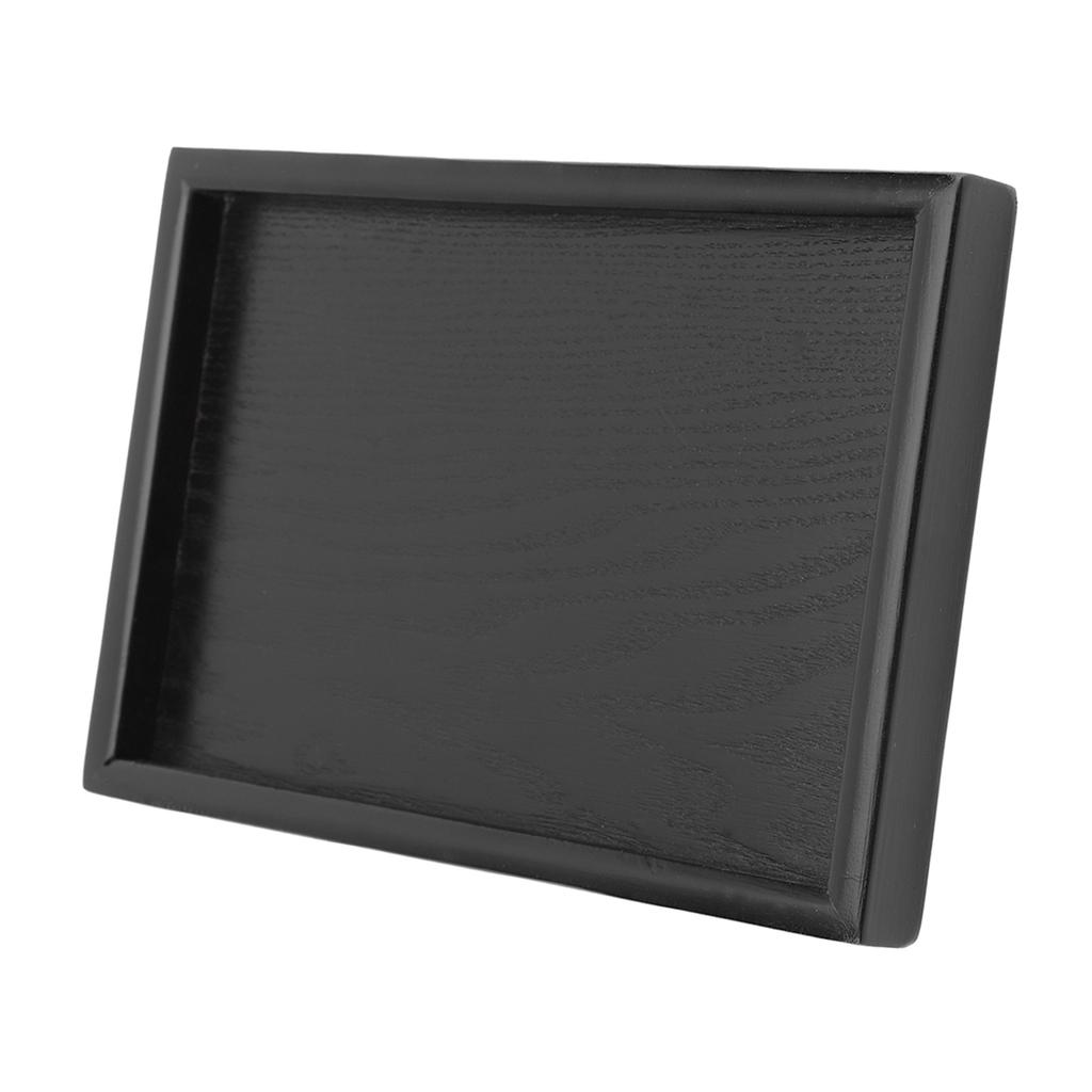Rectangle Shape Solid Wood Tea Coffee Snack Food Meals Serving Tray Plate Restaurant Trays