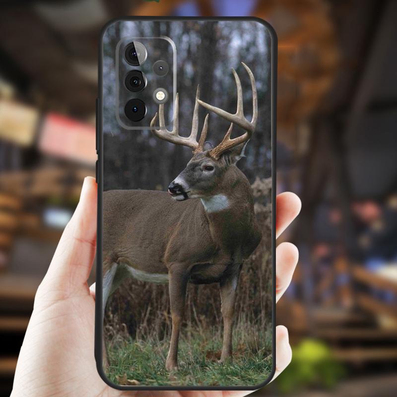 Deer Hunting Camo Case For Samsung Galaxy A15 A35 A55 A53 A33 A13 A36 A56 A26 A16 A22 A32 A52 A54 A34 A05 A06