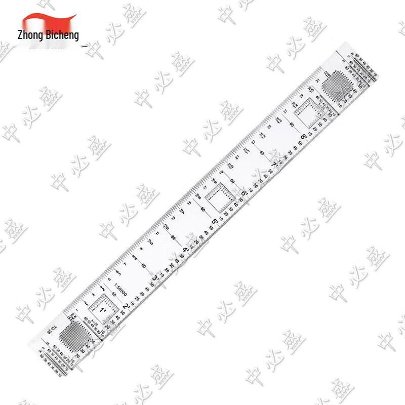 Zhong Bi Sheng TQ-26 Geographic Coordinate Map Ruler