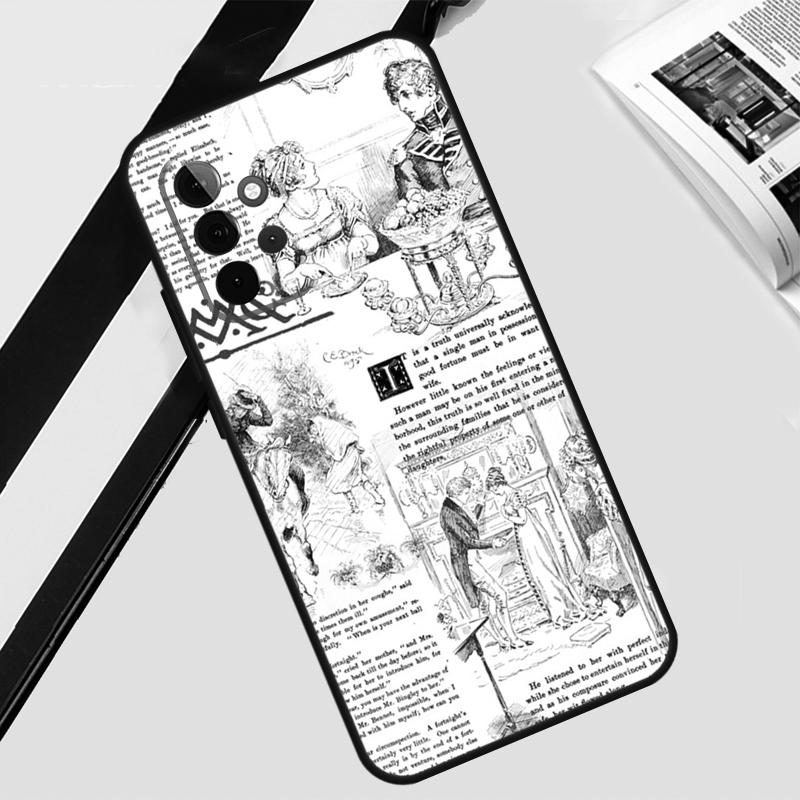Pride And Prejudice Jane Austen Case For Samsung Galaxy A06 A56 A36 A26 A16 A54 A34 A14 A12 A22 A32 A52 A13 A53 A15 A35 A55