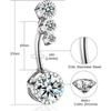 SeraphinaT Belly Button Ring Surgical Steel Belly Button Piercing Belly Rings 14G Belly Bu