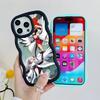 Azur Lane Shoukaku Phone Case for iPhone 17 16 15 14 13 12 11 Air Pro Max Plus Black Soft TPU Wavy Edge Cover