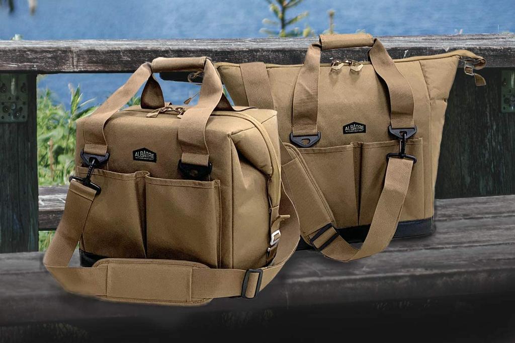 Albertle 15mm Insulated Soft Coyote with Bottle Opener and Carabiner Cooler, 18L, Series,