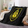 Football Club Burnley Flannel Blanket, Soft Polyester, Modern Design, All-Season for Camping, Travel, Gifts for holidays or birthdays