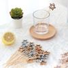ZISIZ Hollow Star Bamboo Fruit Skewers