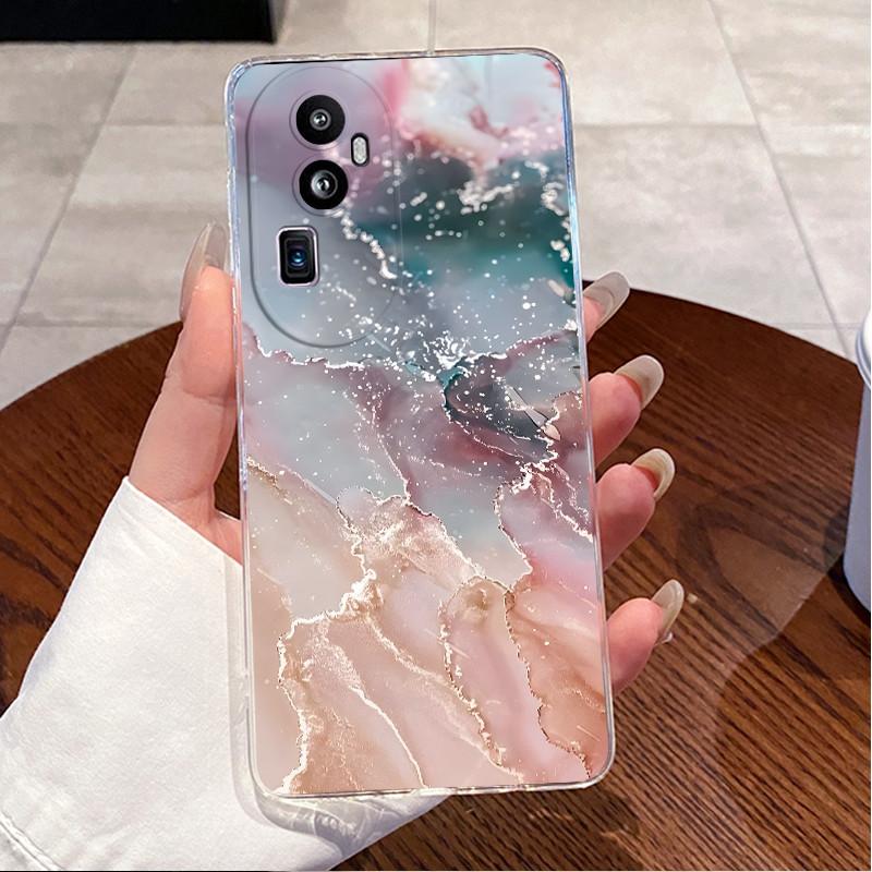 For OPPO Reno 10 Pro Plus 5G Phone Case Reno 10 Pro+ Clear Luxury Cute Love Rabbit Funny Soft Silicone TPU Protective Back Cover