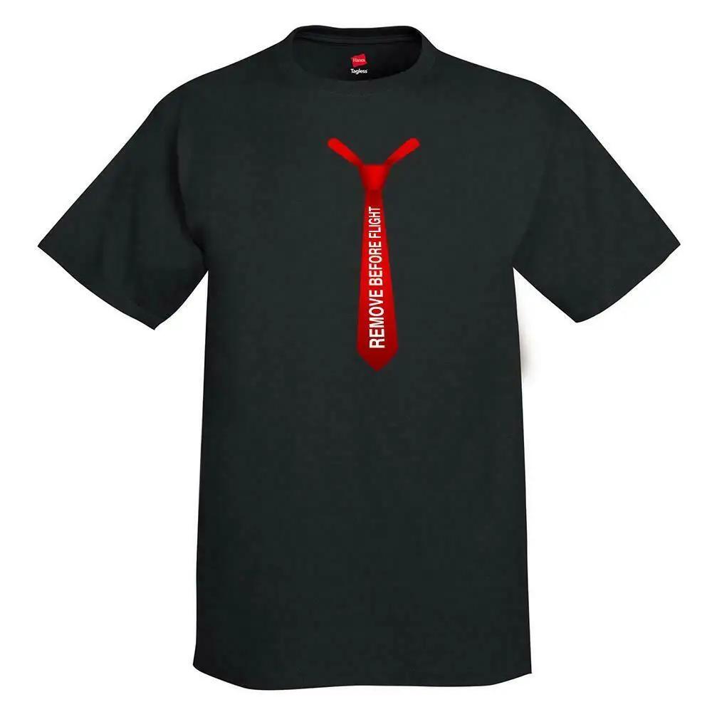 

Remove Before Flight. Funny Red Ribbon Airplane Aviation T Shirt. New 100% Cotton Short Sleeve O-Neck T-shirt Casual Mens Top... S разноцветный