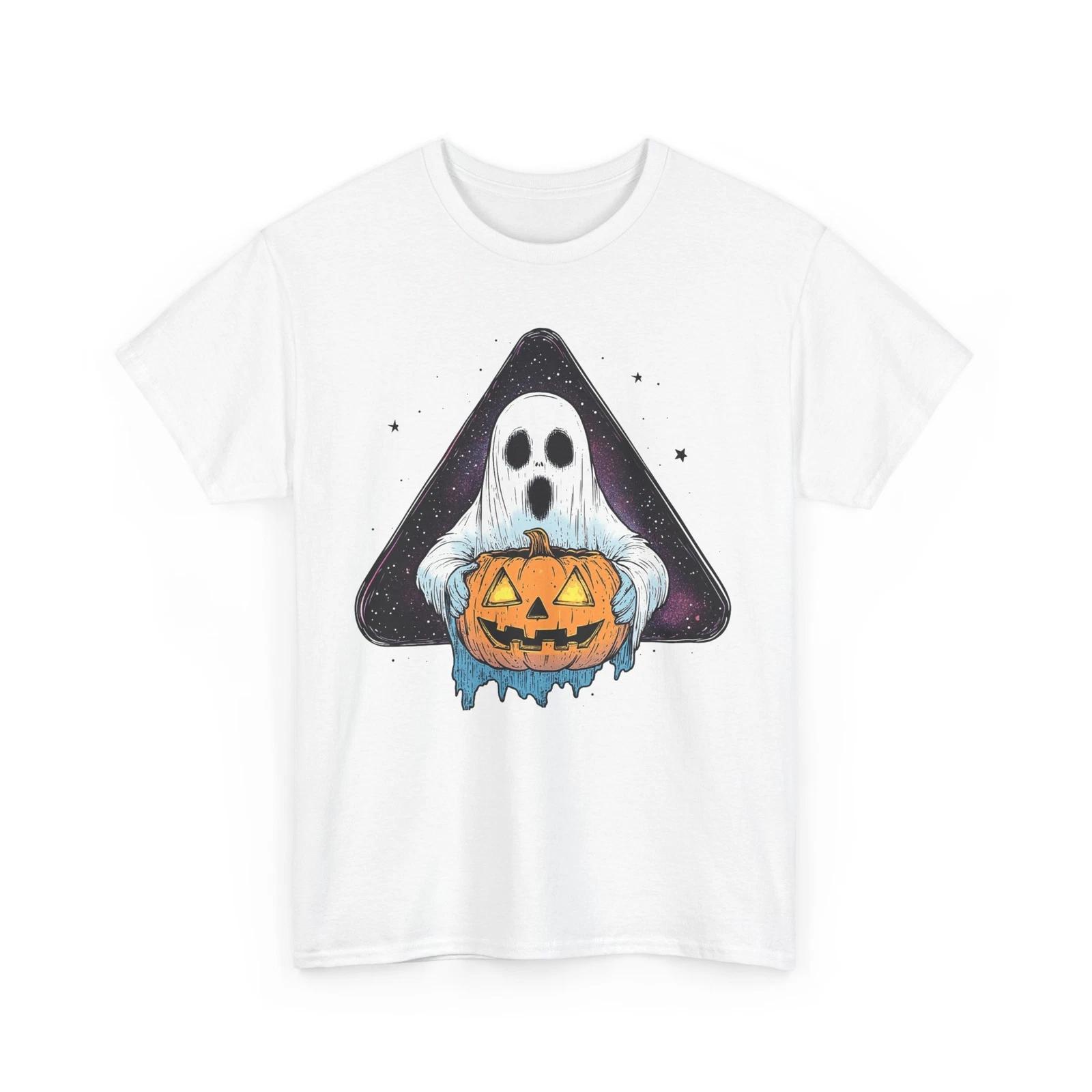 Funny Ghost Costume T-Shirt | Easy Halloween Outfit Tee | Spooky Spirit Shirt S