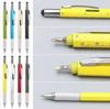 Caneta Capacitiva Multifuncional com Chave de Fenda, Nível de Bolha e Caneta Esferográfica - Gadget Touch para Telas de Celular