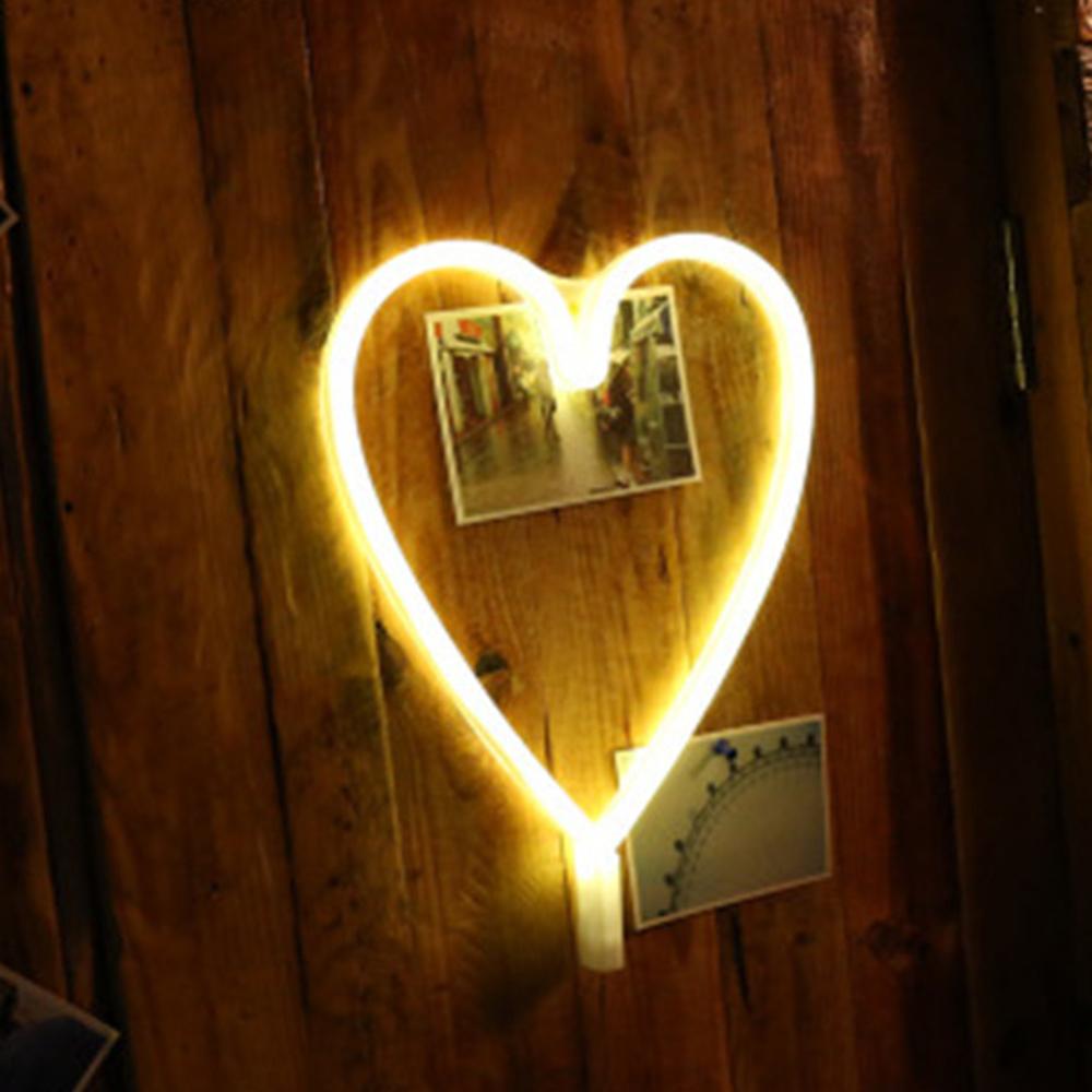 LEDNeon Light USB Battery Operated Neon Sign Decorative Lights Wall Decor for Christmas Thanksgiving Birthday Party