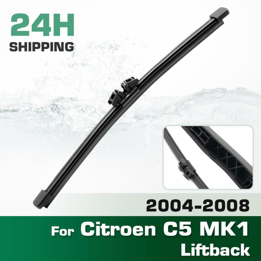 Rear Windshield Wipers Blades,Premium All-Season Wiper Blades Replacement For Citroen C5 MK1 Liftback 2004-2008