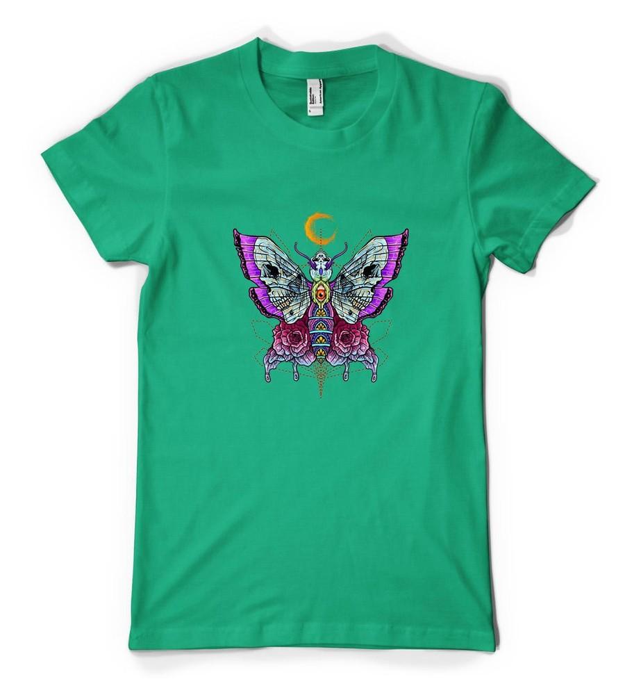 

Bright Colourful Metallic Butterfly Insect Personalised Unisex Adult T Shirt 4XL