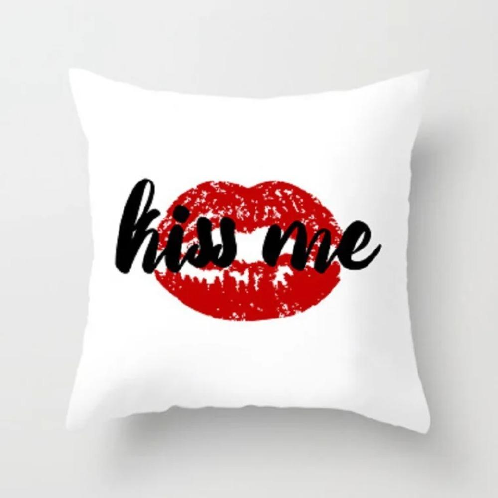 Valentine'S Day Series Patterns Throw Pillow Cover With Short Plush Print For Living Room Sofa Decoration Cushion Cover