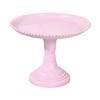 Modern Plastic Dessert Stand with Stable Base  Elevated Display Tray for Sweet Treat Snacks Fruits Holder