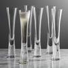 Pahar de sticlă în formă de clepsidră Înalt Elegant Pahar de șampanie Pentru suc Bere Cocktail Bar acasă Petrecere Nuntă