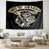 Anarchy Motorcycle Club Tapestry Hanging for Bedroom,Livingroom, Playroom,Decor Art Room Wall Tapestry Holiday and Birthday Gifts