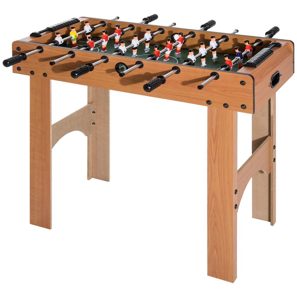 Professional Foosball Table for Children and Adults with Rods in MDF Wood 92x46x78cm
