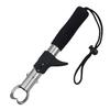 Stainless Steel Fish Gripper Fish Mouth Lip Grabber with Ruler Scale EVA Handle Fishing Pliers Fish Control Clamp Catcher Tong Fishing Accessories