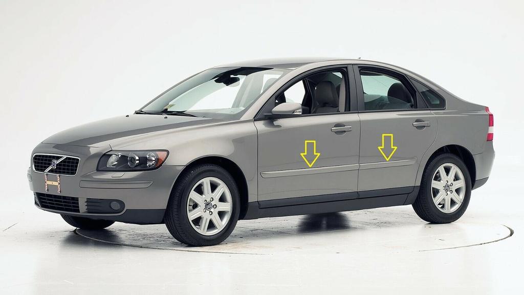 Volvo S40 1999-2004 - Chrome Protective Side Door Strips