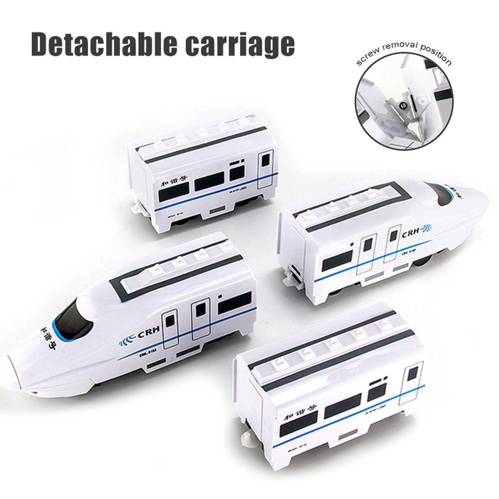 With Sound Light High-speed Railway Train Toys Simulation Harmony Rail-car Child Toy