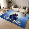 Custom Name Crystal Velvet Rug,Alex Warren Comfortable Anti Slip Floor Mat For Room Decoration