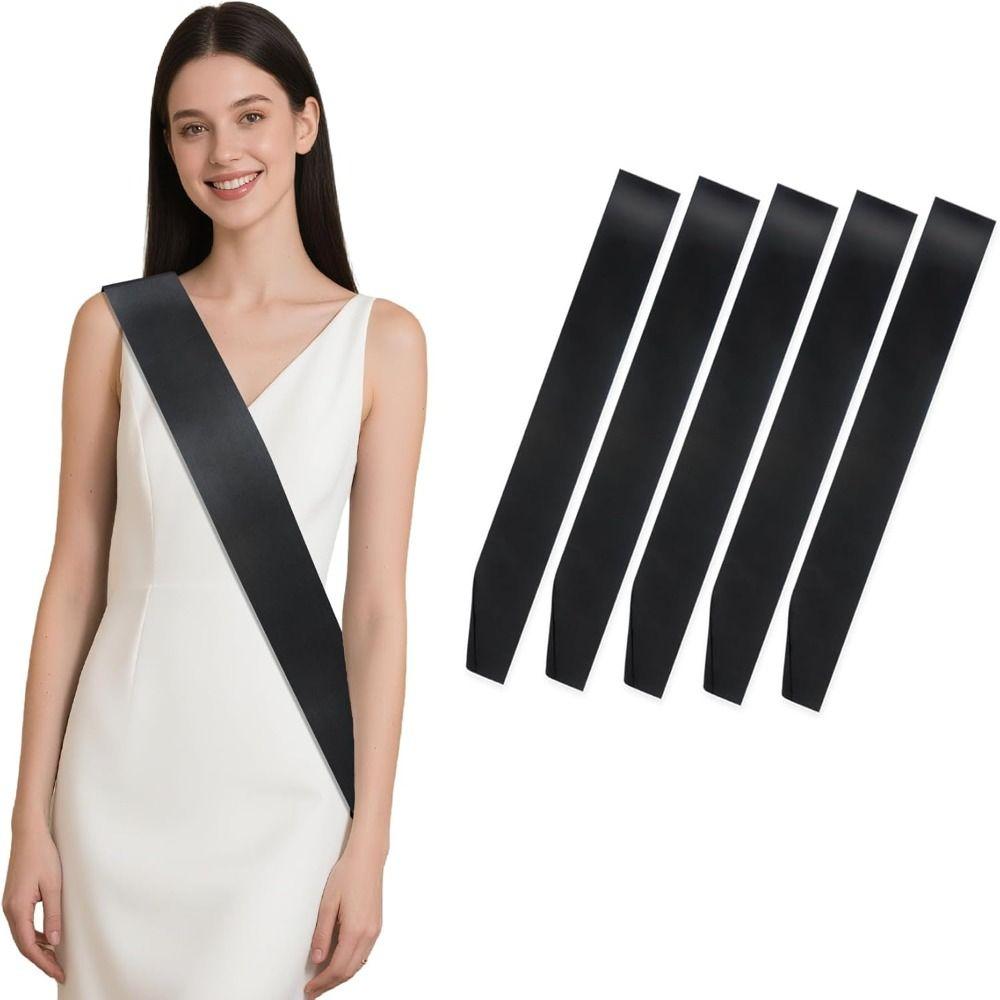 Personalized Birthday Party Sash DIY Blank Sash NEW Prom Queen Sash Bachelorette Party