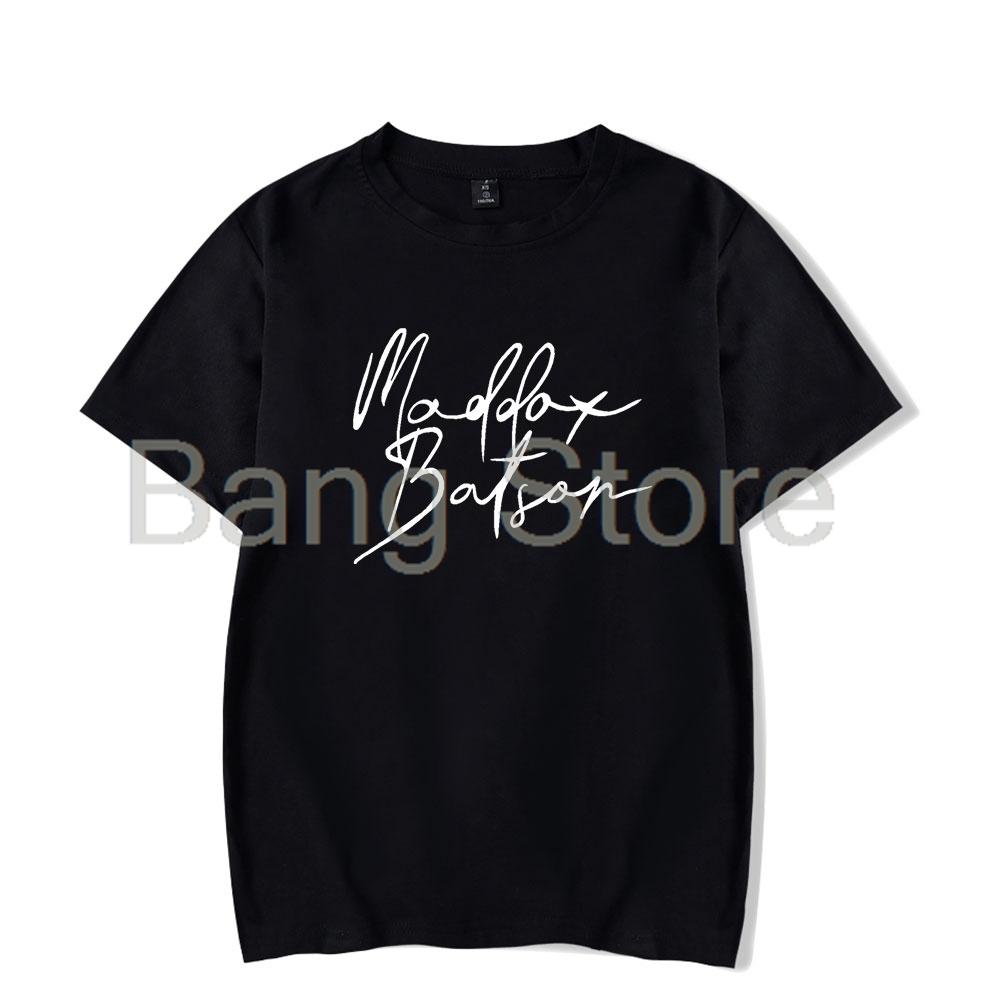 Maddox Batson Merch Short Sleeve Tee Women Unisex Crewneck Fashion Tshirt Unisex Tops S