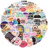 50 Social Justice Graffiti Stickers Decorate Guitar Laptop Suitcase DIY Waterproof Stickers