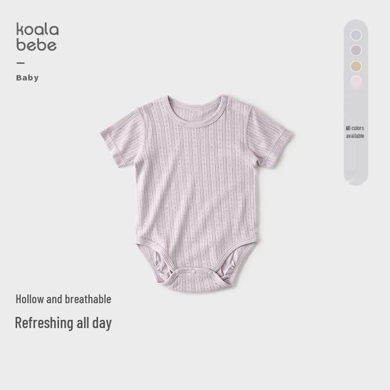 Koala Bebe Breathable Cotton Jacquard Bodysuit