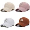 Embroidery C Letter Baseball Cap Adjustable Outdoor Sports Sun Hat Protection