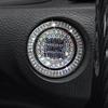 Engine Start Button Cover | Rhinestone Decorative Ring Decal -
