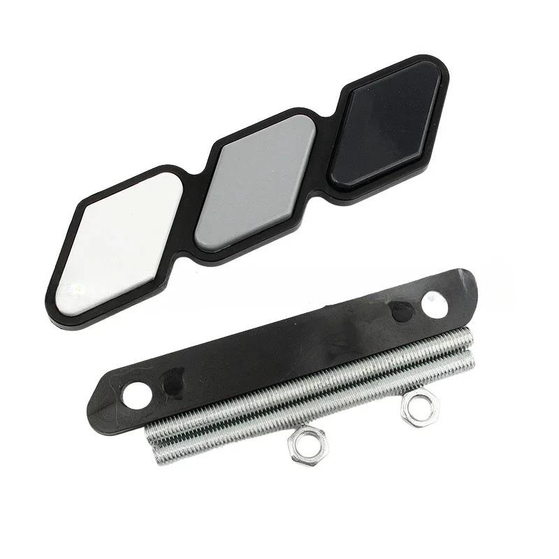 3 Colors Grille Badge Tri Colors Emblem For Toyota Tacoma Tundra 4Runner Highlande Rav4 CHR Strip Air Inlet Auto Car Accessories