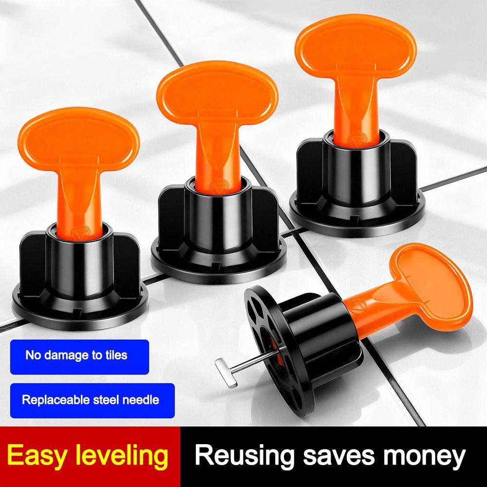 50Pcs Adjustable Tile Spacers Thickened Floor Gap Clips for Porcelain Ceramic Tile Laying