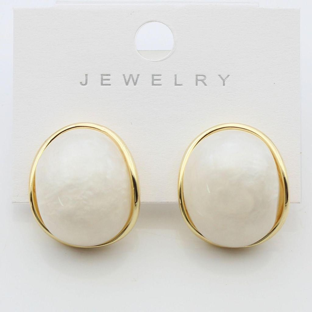 S925 Silver Needle Enamel Candy Color Oval Resin Earrings - Real Gold Color Retention, Hot Selling Jewelry.