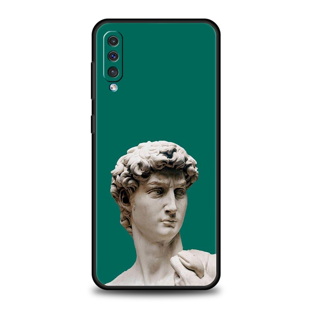 Mona Lisa Van Gogh Oil Art Phone Case For Samsung A12 A14 A32 A50 A70 A20E A20S A10S A22 A40 A34 A54 A42 A52 5G A02S A04s Cover